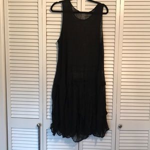 Black sheer dress